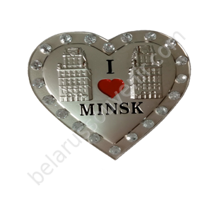 Сувенирный магнит Минск - Сердце
